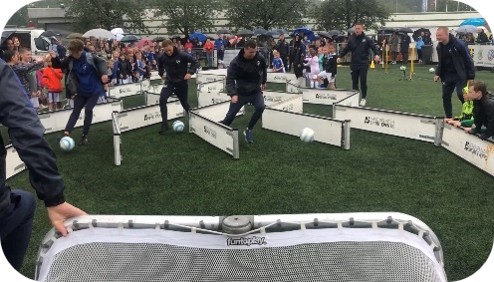 Dribbel-SPRINT-Slalom